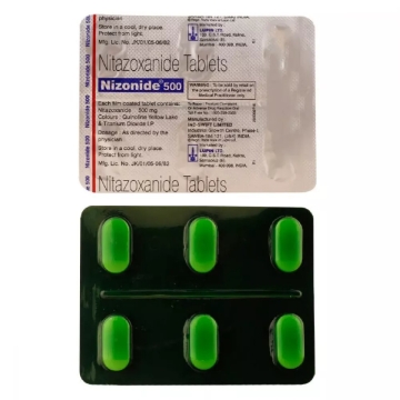 Nizonide 500 mg Tablet (Nitazoxanide Tablets 500 mg)