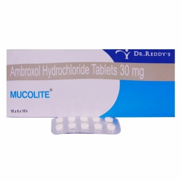 Mucolite 30 mg Tablet (Ambroxol Hydrochloride Tablets IP 30 mg)