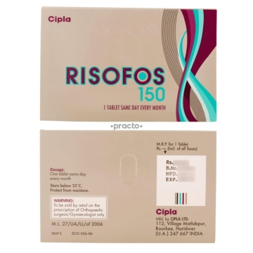 Risofos 150 mg Tablet (Risedronate Sodium Tablets IP 150 mg)