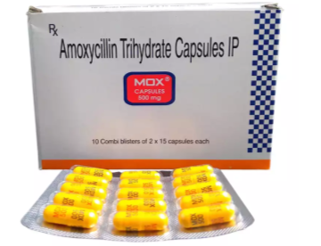 Mox 500 mg Capsule (Amoxicillin Capsules IP 500 mg)